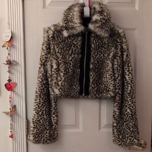NWTS Y2K Fur Jacket Coat